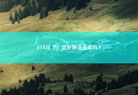 315过了，淀粉肠还能吃吗？一年一次的315晚会-掌中文学