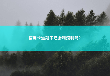 信用卡逾期不还会利滚利吗？逾期罚息，利滚利真相揭秘-掌中文学