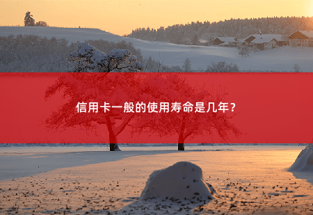 信用卡一般的使用寿命是几年？信用卡的使用寿命一般为3到5年。-掌中文学