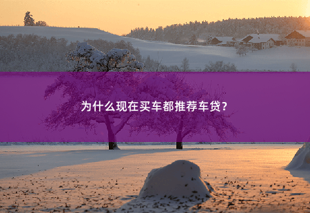 为什么现在买车都推荐车贷？探讨现在购车为什么都推荐车贷的原因及优势。-掌中文学