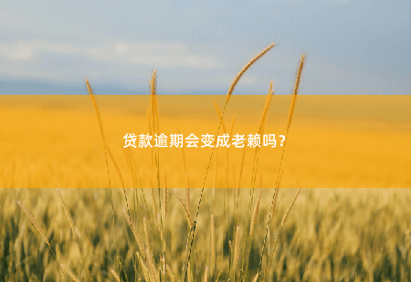 贷款逾期会变成老赖吗？-掌中文学