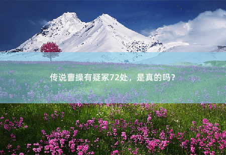 传说曹操有疑冢72处，是真的吗？-掌中文学