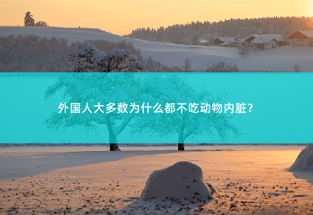 外国人大多数为什么都不吃动物内脏？外国人不喜欢吃动物内脏的原因-掌中文学