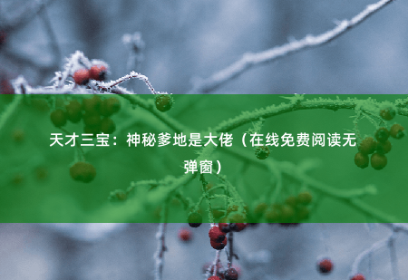 天才三宝：神秘爹地是大佬（在线免费阅读无弹窗）她到底什么时候得罪他了？-掌中文学