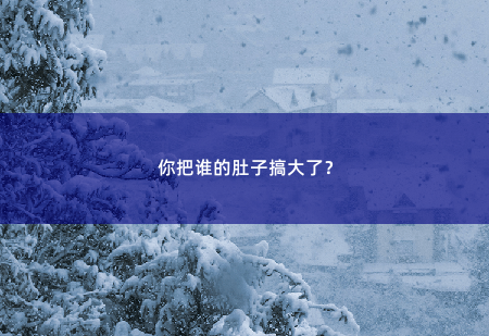  你把谁的肚子搞大了？替嫁甜妻偏执宠-掌中文学