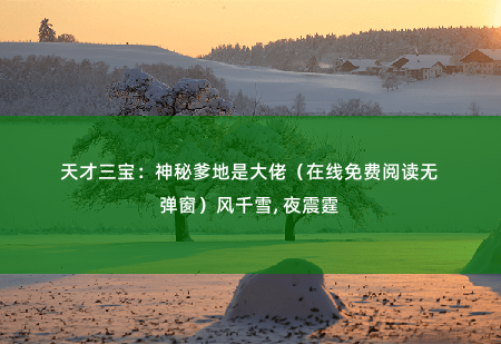 天才三宝：神秘爹地是大佬（在线免费阅读无弹窗）风千雪, 夜震霆神秘芯片 -掌中文学